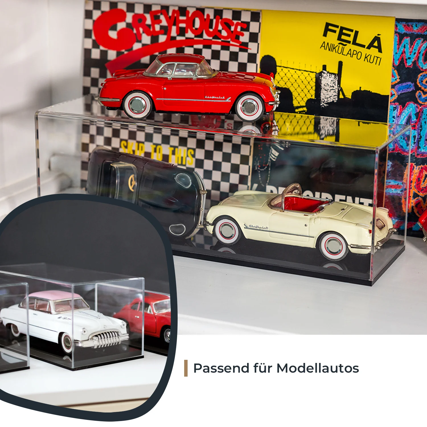 Acryl Vitrine für Modellautos, Figuren, HMF 46800 - Image 21