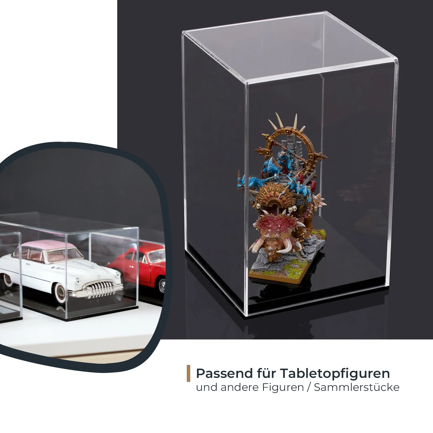 Acryl Vitrine für Modellautos, Figuren, HMF 46800 - Image 30