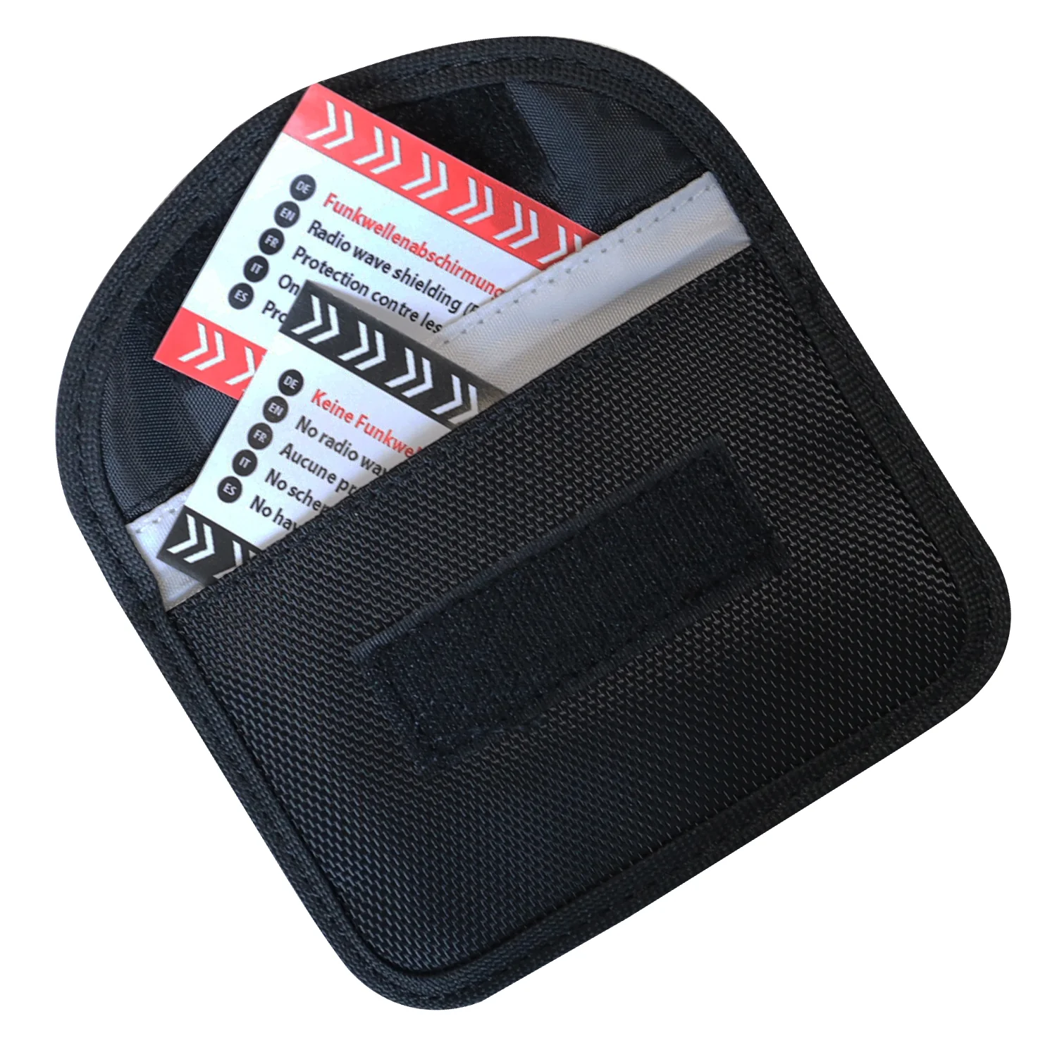 RFID Schutztasche Autoschlüssel, Abschirmung Keyless-Go, HMF 3402-02, 8,5 x 13 x 1,2 cm - Image 4