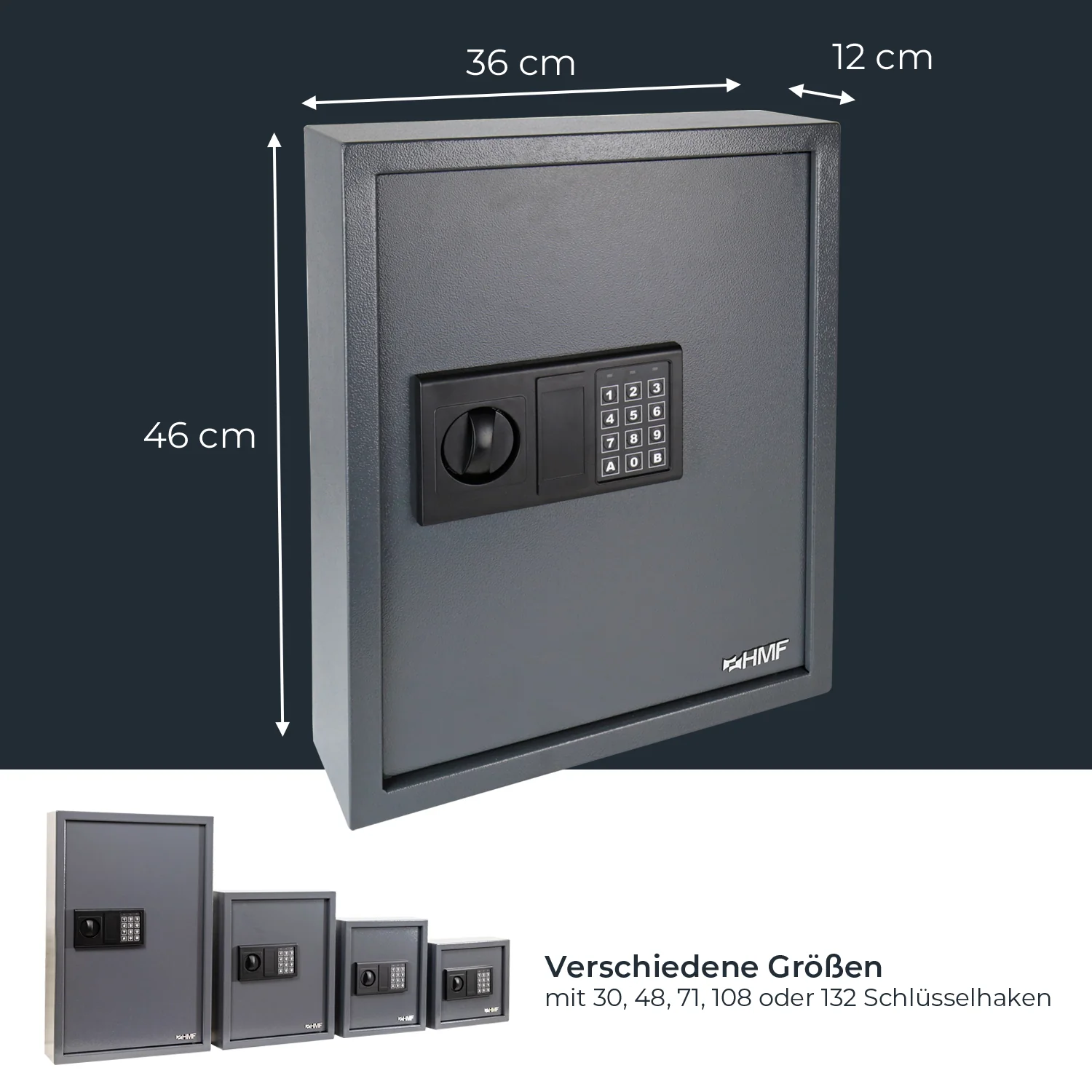 Schlüsseltresor mit Zahlencode, HMF 2000 - Image 23
