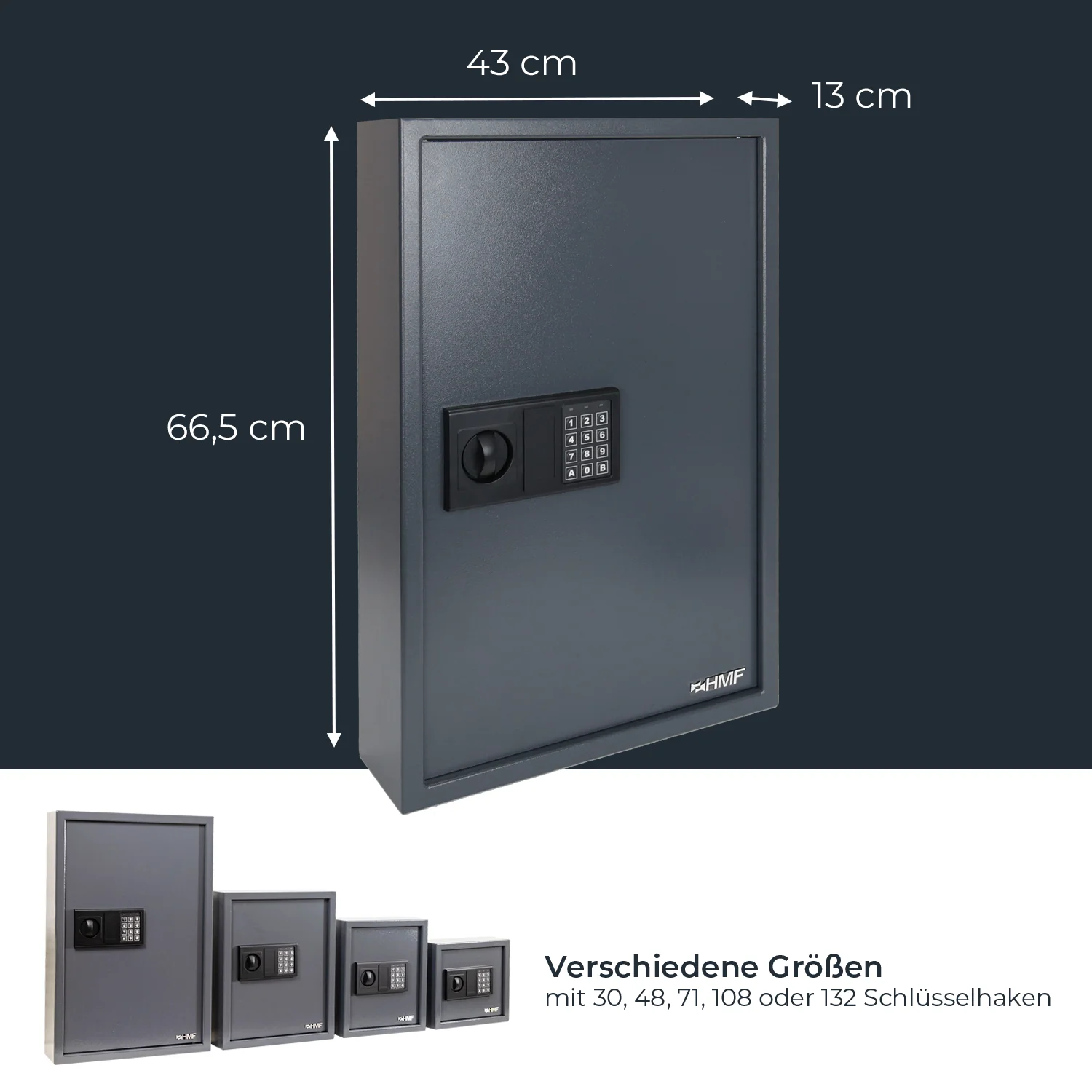Schlüsseltresor mit Zahlencode, HMF 2000 - Image 41
