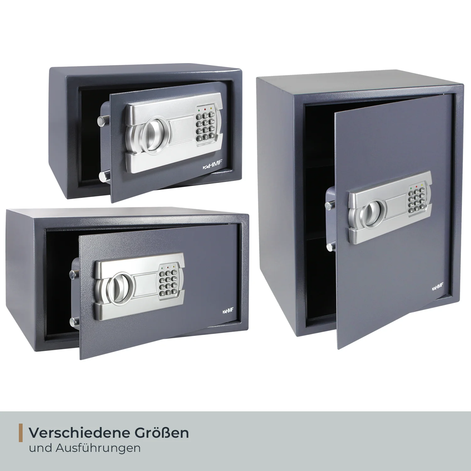 Tresor für Zuhause, Hotel oder Büro, Möbeltresor mit Zahlenschloss, HMF 46120 - Image 6